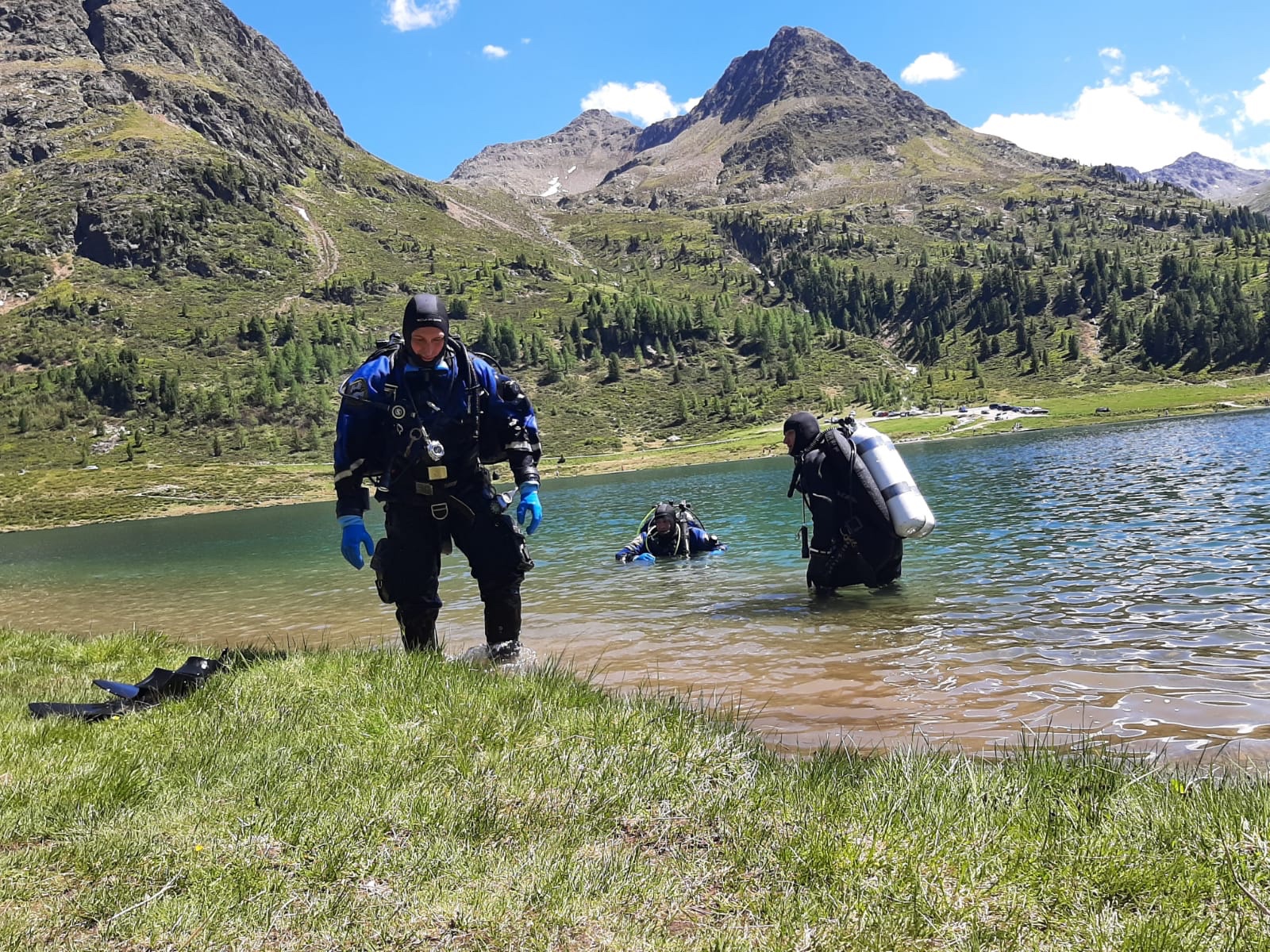 Alpines Tauchtraining