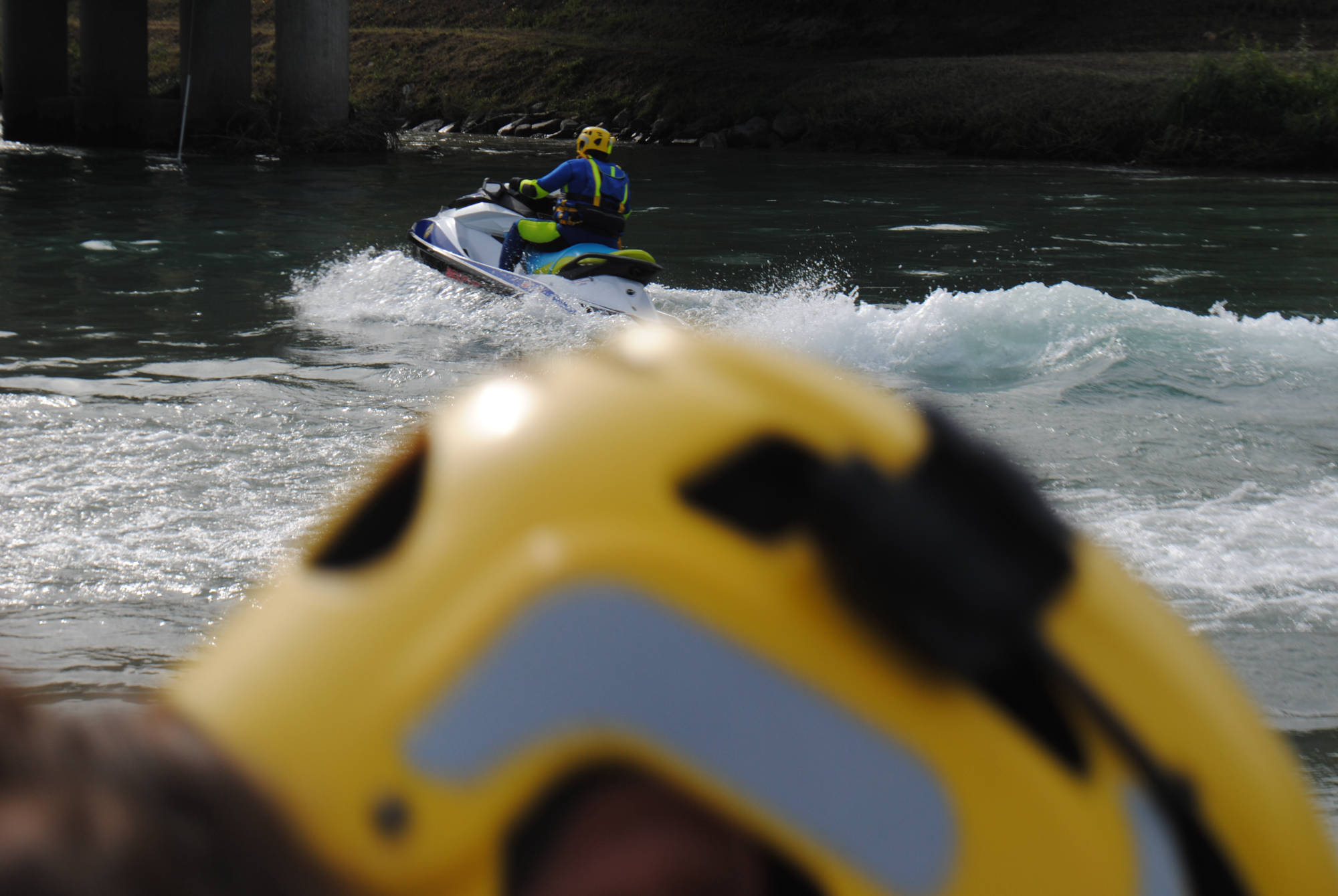 Wildwasser-Rettungstraining